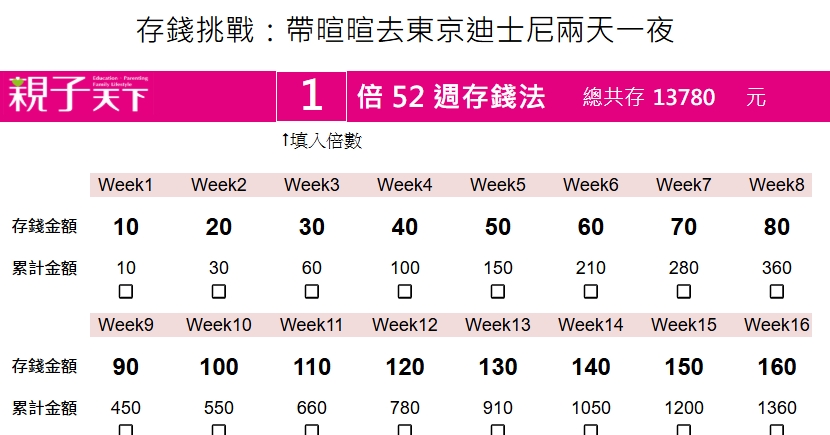 52週存錢法
