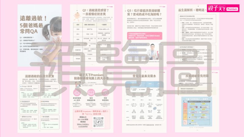 過敏手冊內容預覽