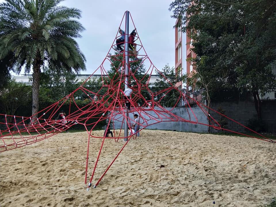 花蓮進豐公園攀爬網