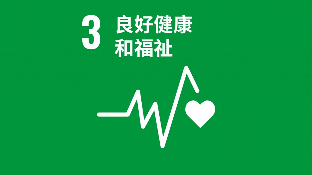 SDGs 目標3：良好健康和福祉
